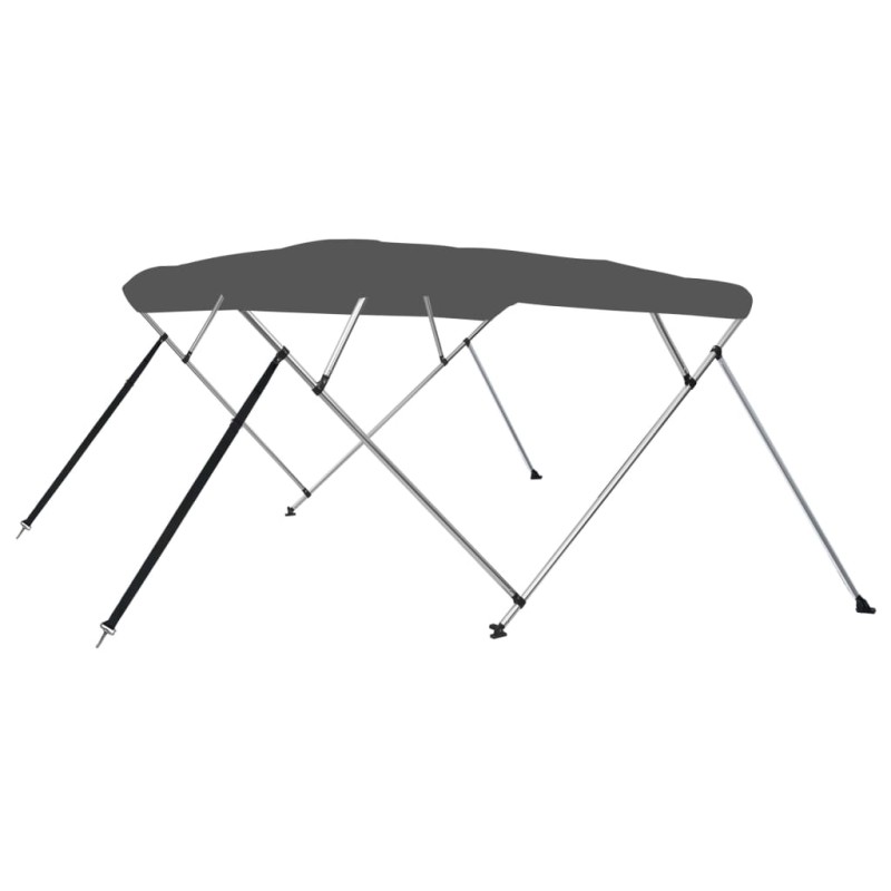 vidaXL 4-Bow Bimini Top Anthrazit 243x196x137 cm vidaXL 4-Bow Bimini Top Anthrazit 243x196x137 cm