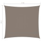 vidaXL Sonnensegel Oxford-Gewebe Quadratisch 2x2 m Taupe vidaXL Sonnensegel Oxford-Gewebe Quadratisch 2x2 m Taupe
