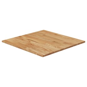 vidaXL Tischplatte Quadratisch Hellbraun 70x70x1,5cm Behandelte Eiche