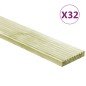 vidaXL Terrassendielen 32 Stk. 4,64 m² 1m Imprägniertes Kiefernholz vidaXL Terrassendielen 32 Stk. 4,64 m² 1m Imprägniertes Kiefernholz