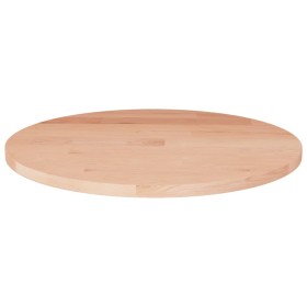 vidaXL Runde Tischplatte Ø30x1,5 cm Unbehandeltes Massivholz Eiche