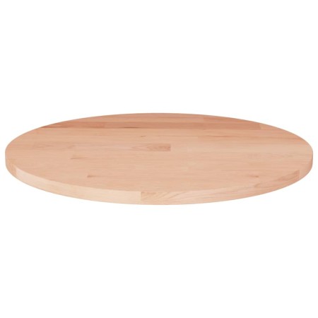 vidaXL Runde Tischplatte Ø30x1,5 cm Unbehandeltes Massivholz Eiche