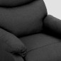 Massagesessel mit Aufstehhilfe Dunkelgrau Stoff Massagesessel mit Aufstehhilfe Dunkelgrau Stoff