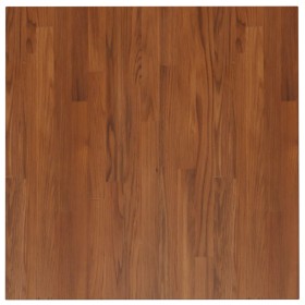 vidaXL Tischplatte Quadratisch Dunkelbraun 70x70x2,5cm Eiche Behandelt