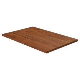 vidaXL Waschtischplatte Dunkelbraun 60x40x1,5 cm Massivholz Behandelt