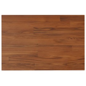 vidaXL Waschtischplatte Dunkelbraun 60x40x1,5 cm Massivholz Behandelt