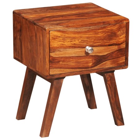 Nachttisch mit 1 Schublade 55 cm Massivholz