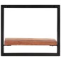 vidaXL Wandregale 2 Stk. 40x24x35 cm Massivholz Akazie und Stahl vidaXL Wandregale 2 Stk. 40x24x35 cm Massivholz Akazie und Stahl