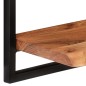 vidaXL Wandregale 2 Stk. 40x24x35 cm Massivholz Akazie und Stahl vidaXL Wandregale 2 Stk. 40x24x35 cm Massivholz Akazie und Stahl
