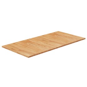 vidaXL Waschtischplatte Hellbraun 100x50x1,5 cm Massivholz Behandelt