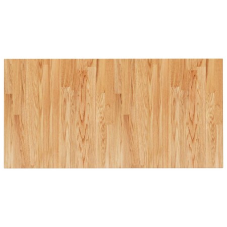 vidaXL Waschtischplatte Hellbraun 100x50x1,5 cm Massivholz Behandelt