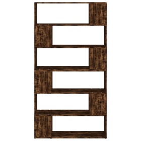 vidaXL Bücherregal/Raumteiler Räuchereiche 100x24x188 cm