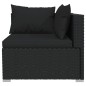 vidaXL 10-tlg. Garten-Lounge-Set mit Kissen Poly Rattan Schwarz vidaXL 10-tlg. Garten-Lounge-Set mit Kissen Poly Rattan Schwarz