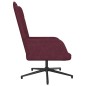 Relaxsessel mit Hocker Lila Stoff Relaxsessel mit Hocker Lila Stoff