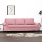 vidaXL 3-Sitzer-Sofa Rosa 180 cm Samt vidaXL 3-Sitzer-Sofa Rosa 180 cm Samt