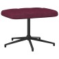 Relaxsessel mit Hocker Lila Stoff Relaxsessel mit Hocker Lila Stoff