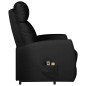 Massagesessel mit Aufstehhilfe Schwarz Kunstleder Massagesessel mit Aufstehhilfe Schwarz Kunstleder