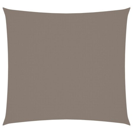 vidaXL Sonnensegel Oxford-Gewebe Quadratisch 3,6x3,6 m Taupe