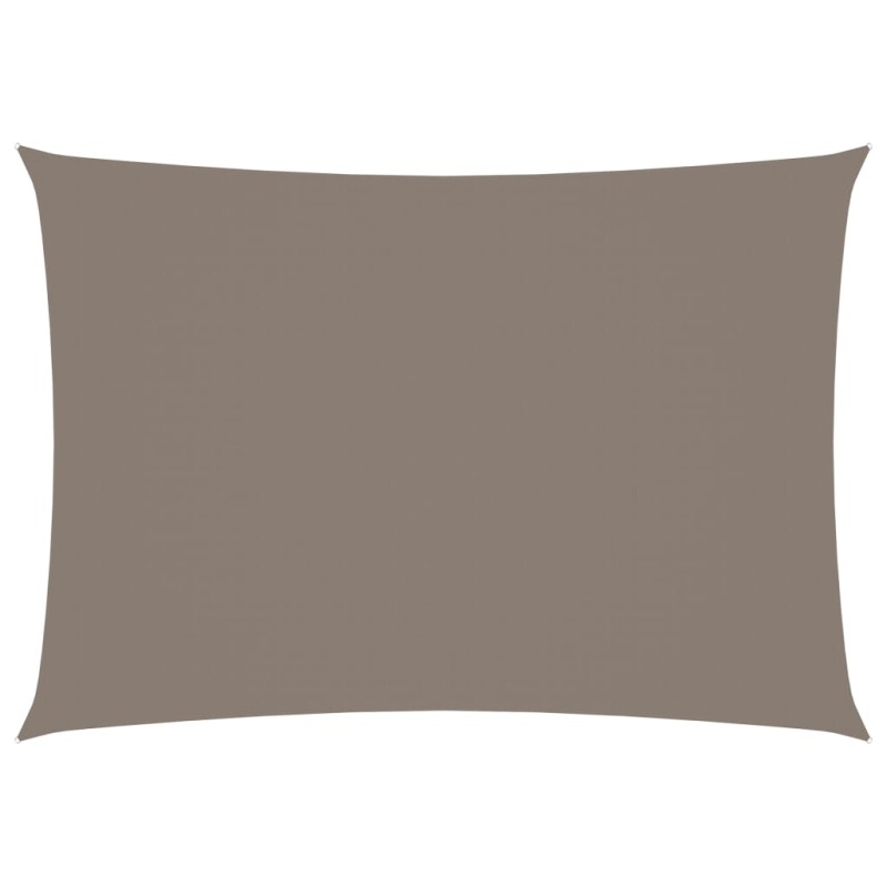 vidaXL Sonnensegel Oxford-Gewebe Rechteckig 3x4 m Taupe vidaXL Sonnensegel Oxford-Gewebe Rechteckig 3x4 m Taupe