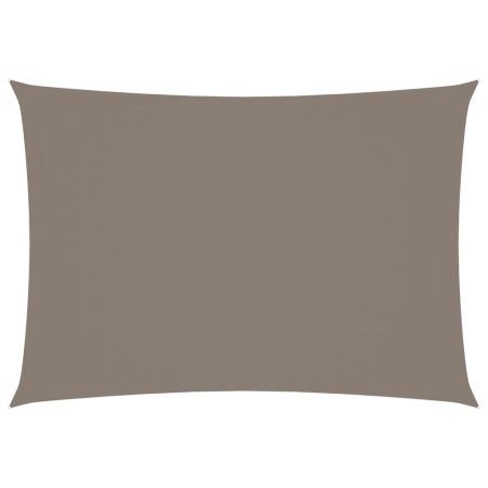 vidaXL Sonnensegel Oxford-Gewebe Rechteckig 3x4 m Taupe