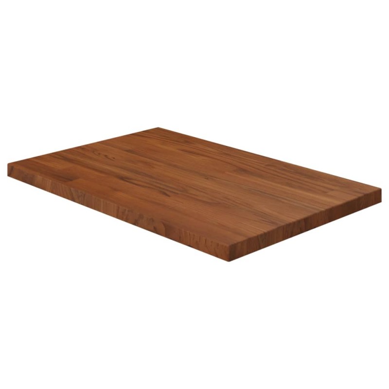 vidaXL Waschtischplatte Dunkelbraun 60x40x2,5 cm Massivholz Behandelt vidaXL Waschtischplatte Dunkelbraun 60x40x2,5 cm Massivholz Behandelt