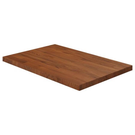 vidaXL Waschtischplatte Dunkelbraun 60x40x2,5 cm Massivholz Behandelt