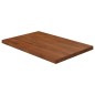 vidaXL Waschtischplatte Dunkelbraun 60x40x2,5 cm Massivholz Behandelt vidaXL Waschtischplatte Dunkelbraun 60x40x2,5 cm Massivholz Behandelt