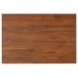 vidaXL Waschtischplatte Dunkelbraun 60x40x2,5 cm Massivholz Behandelt vidaXL Waschtischplatte Dunkelbraun 60x40x2,5 cm Massivholz Behandelt