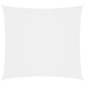 vidaXL Sonnensegel Oxford-Gewebe Quadratisch 6x6 m Weiß