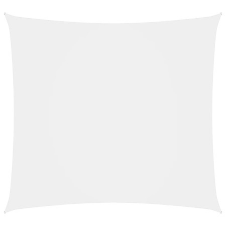vidaXL Sonnensegel Oxford-Gewebe Quadratisch 6x6 m Weiß