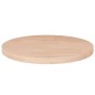 vidaXL Runde Tischplatte Ø40x2,5 cm Unbehandeltes Massivholz Eiche vidaXL Runde Tischplatte Ø40x2,5 cm Unbehandeltes Massivholz Eiche