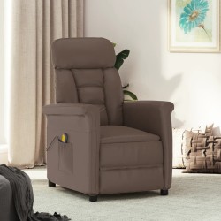 Massagesessel Braun Kunstleder