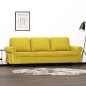 vidaXL 3-Sitzer-Sofa Gelb 180 cm Samt vidaXL 3-Sitzer-Sofa Gelb 180 cm Samt