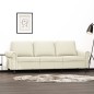 vidaXL 3-Sitzer-Sofa Creme 180 cm Samt vidaXL 3-Sitzer-Sofa Creme 180 cm Samt
