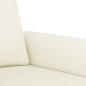 vidaXL 3-Sitzer-Sofa Creme 180 cm Samt vidaXL 3-Sitzer-Sofa Creme 180 cm Samt