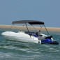 vidaXL 4-Bow Bimini Top Anthrazit 243x(230-244)x137 cm vidaXL 4-Bow Bimini Top Anthrazit 243x(230-244)x137 cm