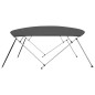 vidaXL 4-Bow Bimini Top Anthrazit 243x(230-244)x137 cm vidaXL 4-Bow Bimini Top Anthrazit 243x(230-244)x137 cm