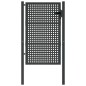 vidaXL Gartentor Anthrazit 105x200 cm Stahl vidaXL Gartentor Anthrazit 105x200 cm Stahl