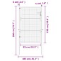 vidaXL Gartentor Anthrazit 105x200 cm Stahl vidaXL Gartentor Anthrazit 105x200 cm Stahl