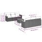 vidaXL 7-tlg. Garten-Sofagarnitur mit Kissen Beige Poly Rattan vidaXL 7-tlg. Garten-Sofagarnitur mit Kissen Beige Poly Rattan