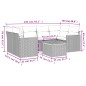 vidaXL 7-tlg. Garten-Sofagarnitur mit Kissen Beige Poly Rattan vidaXL 7-tlg. Garten-Sofagarnitur mit Kissen Beige Poly Rattan
