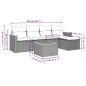 vidaXL 6-tlg. Garten-Sofagarnitur mit Kissen Beige Poly Rattan vidaXL 6-tlg. Garten-Sofagarnitur mit Kissen Beige Poly Rattan