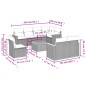 vidaXL 9-tlg. Garten-Sofagarnitur mit Kissen Schwarz Poly Rattan vidaXL 9-tlg. Garten-Sofagarnitur mit Kissen Schwarz Poly Rattan