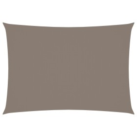 vidaXL Sonnensegel Oxford-Gewebe Rechteckig 3x5 m Taupe