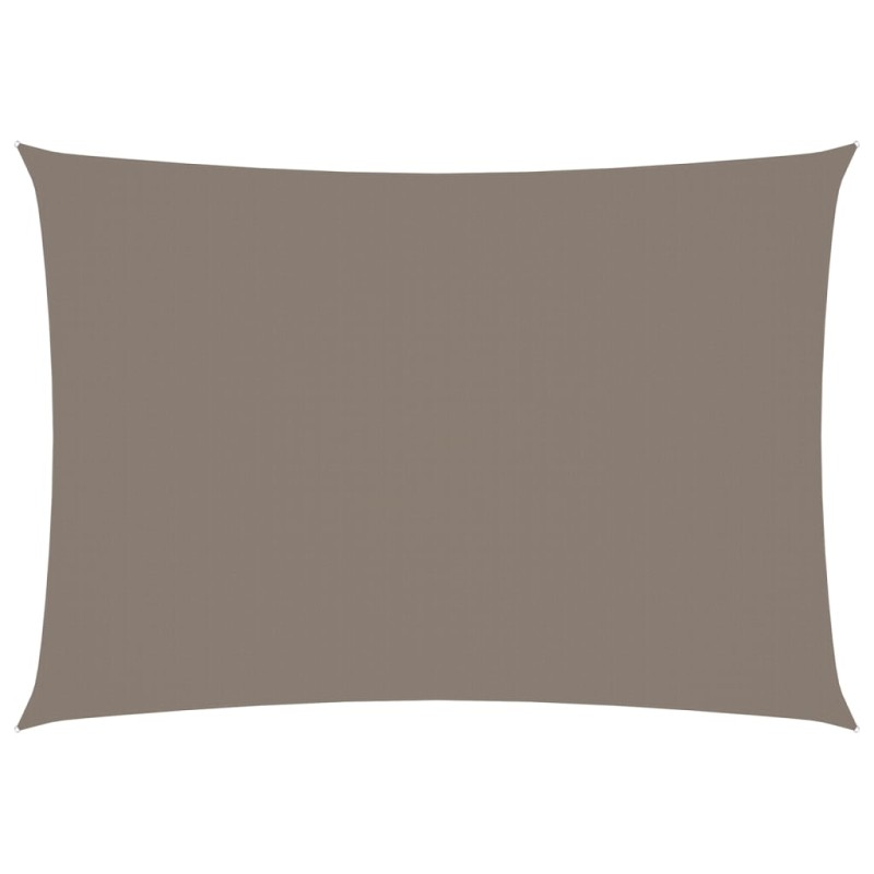 vidaXL Sonnensegel Oxford-Gewebe Rechteckig 3x5 m Taupe vidaXL Sonnensegel Oxford-Gewebe Rechteckig 3x5 m Taupe