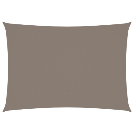vidaXL Sonnensegel Oxford-Gewebe Rechteckig 3x5 m Taupe