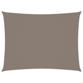 vidaXL Sonnensegel Oxford-Gewebe Rechteckig 5x6 m Taupe