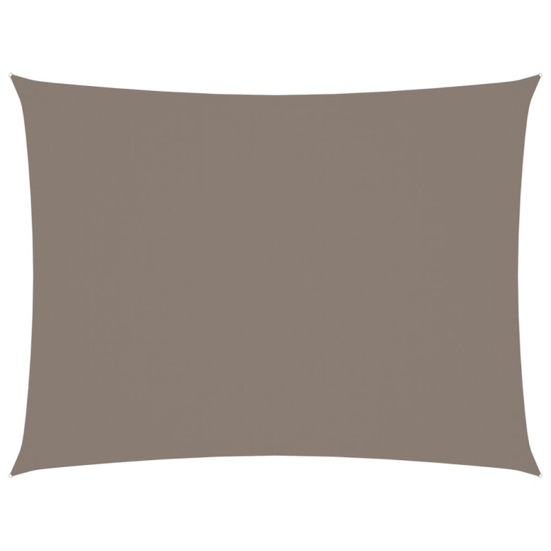 vidaXL Sonnensegel Oxford-Gewebe Rechteckig 5x6 m Taupe vidaXL Sonnensegel Oxford-Gewebe Rechteckig 5x6 m Taupe