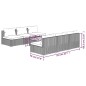 vidaXL 7-tlg. Garten-Lounge-Set mit Kissen Poly Rattan Schwarz vidaXL 7-tlg. Garten-Lounge-Set mit Kissen Poly Rattan Schwarz