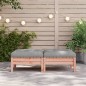 vidaXL Gartenhocker mit Kissen 2 Stk. Massivholz Douglasie vidaXL Gartenhocker mit Kissen 2 Stk. Massivholz Douglasie